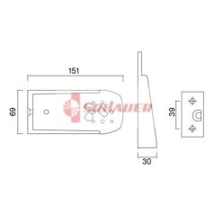 FLEXIPOINT HELYZETJELZŐ FELFOGATÁS 150 MM