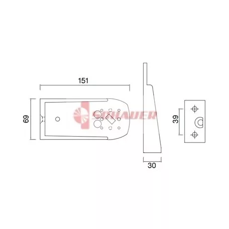 FLEXIPOINT HELYZETJELZŐ FELFOGATÁS 150 MM