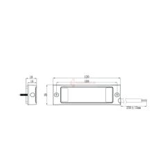 LED HÁTSÓLÁMPA 3F 10-30V