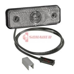 HELYZETJELZÕ FEHÉR LED FLATPOINT 1,5M KÁBELLEL