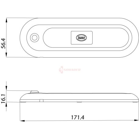 BELSŐ VILÁGÍTÁS 10-30V OVÁLIS MOZGÁSÉRZÉKELŐVEL