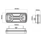 HÁTSÓLÁMPA X-SPIDER JOBB, TOLATÓS