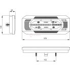 LED HÁTSÓLÁMPA DINAMIKUS IRÁNYJELZŐVEL JOBB 10-30V