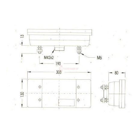 IVECO LÁMPA UNIV BAL KÖDÖS
