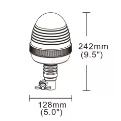 LED VILLANÓLÁMPA 12/24V FLEXI CSŐRE