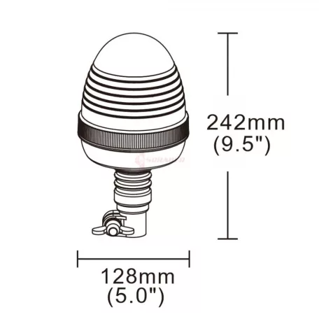 LED VILLANÓLÁMPA 12/24V FLEXI CSŐRE