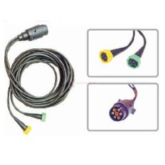 UTÁNFUTÓ KÁBEL 5M, 12V 7 PÓLUSÚ CSATLAKOZÓ