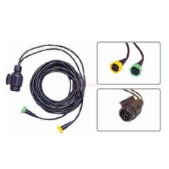 UTÁNFUTÓ KÁBEL 5M, 12V 13 PÓLUSÚ CSATLAKOZ