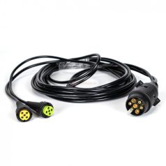 UTÁNFUTÓ KÁBEL 7,5M, 12V 7 PÓLUSÚ CSATLAKOZÓ