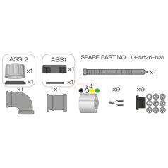 EUROPOINT CSATLAKOZÓ ASS1/2 7 POL. Z-S-F