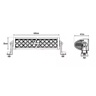 MUNKALÁMPA FÉNYHÍD 80LED 12/24V