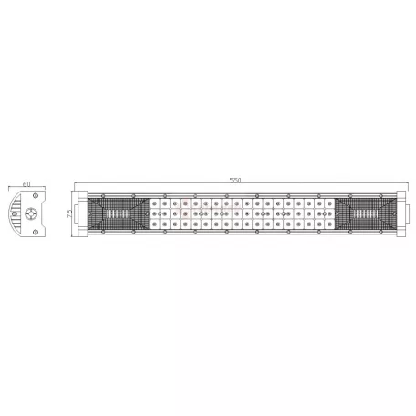 MUNKALÁMPA FÉNYHÍD 96LED 12/24V