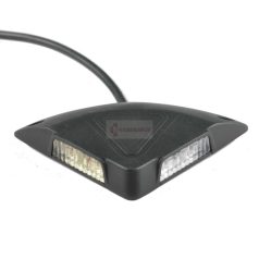 EMELŐHÁTFAL VILLOGÓ 12/24V FEKETE