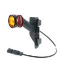 SZÉLESSÉGJELZŐ DXLC8 BAL 35CM VEZETÉKKEL 2 PÓLUSÚ AMP CSATLAKOZÓVAL