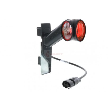 SZÉLESSÉGJELZŐ DXLC8 BAL 35CM VEZETÉKKEL 2 PÓLUSÚ AMP CSATLAKOZÓVAL