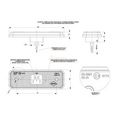 OLDALHELYZETJELZŐ LED 12/24V HORPOL