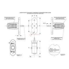 SZÉLESSÉGJELZŐ LED 12/24V RÖVID
