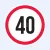 MATRICA SEBESSÉG 40 KM/H