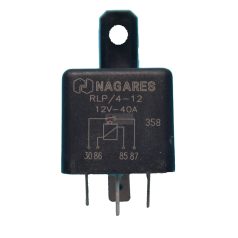 RELÉ 4 LÁBÚ TARTÓVAL 12V/40A