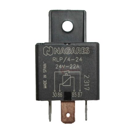 RELÉ 4 LÁBÚ TARTÓVAL 24V/40A