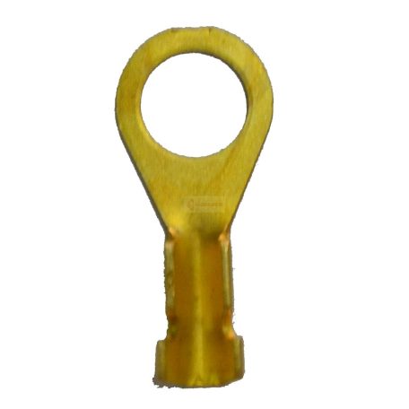 SÁRGARÉZ KÁBELVÉG 6,2 VÉKONY