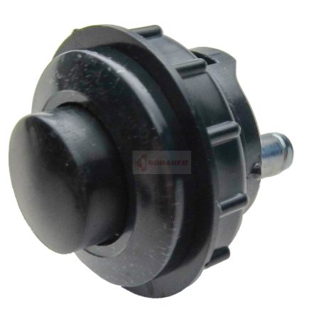 NYOMÓGOMB NAGY CSAVAROS FEKETE